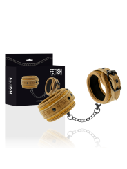 ESPOSAS TOBILLOS CUERO VEGANO BDSM ACECHADO NEOPRENO DE LA MARCA FETISH SUBMISSIVE ORIGIN