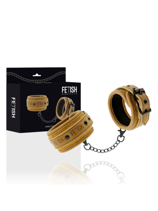 ESPOSAS TOBILLOS CUERO VEGANO BDSM ACECHADO NEOPRENO DE LA MARCA FETISH SUBMISSIVE ORIGIN
