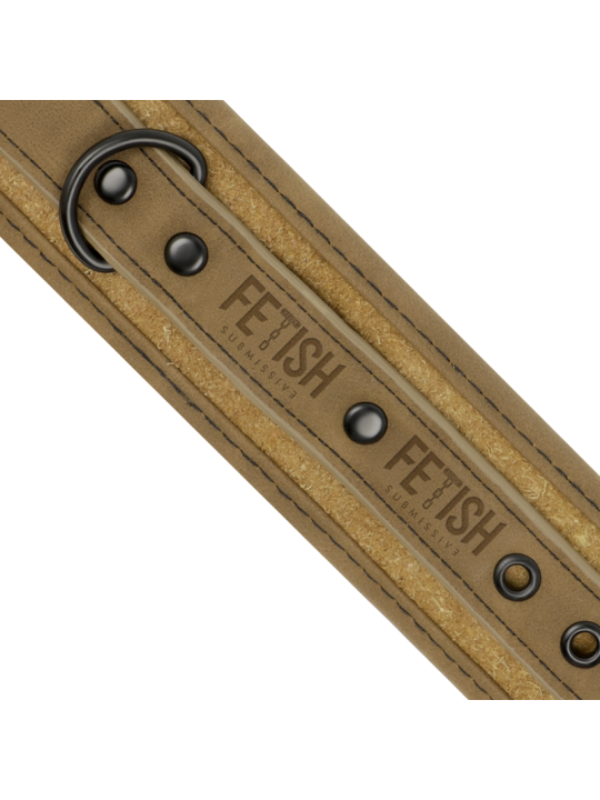 ESPOSAS TOBILLOS CUERO VEGANO BDSM ACECHADO NEOPRENO DE LA MARCA FETISH SUBMISSIVE ORIGIN