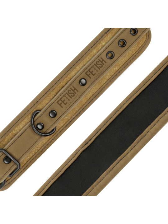 ESPOSAS TOBILLOS CUERO VEGANO BDSM ACECHADO NEOPRENO DE LA MARCA FETISH SUBMISSIVE ORIGIN