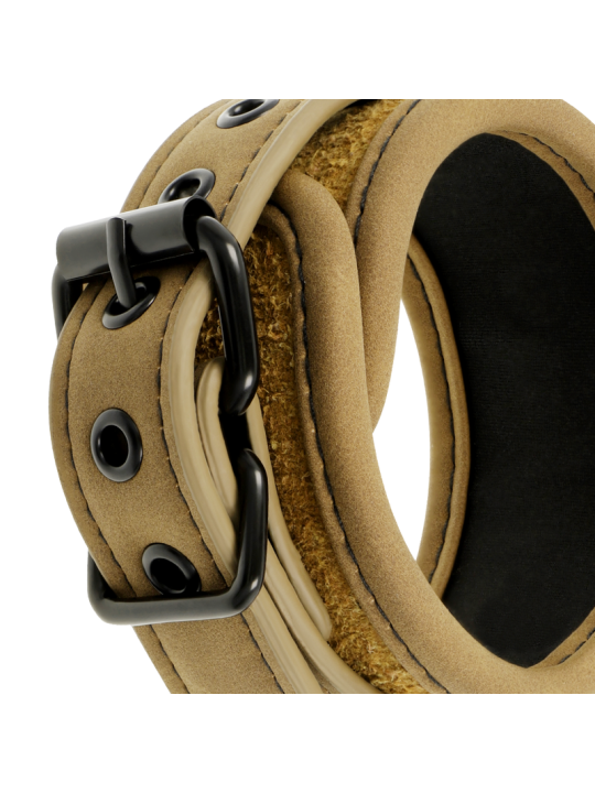ESPOSAS TOBILLOS CUERO VEGANO BDSM ACECHADO NEOPRENO DE LA MARCA FETISH SUBMISSIVE ORIGIN