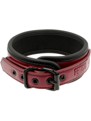COLLAR BDSM CON CADENA METÁLICA Y FORRO DE NEOPRENO DE LA MARCA FETISH SUBMISSIVE DARK ROOM