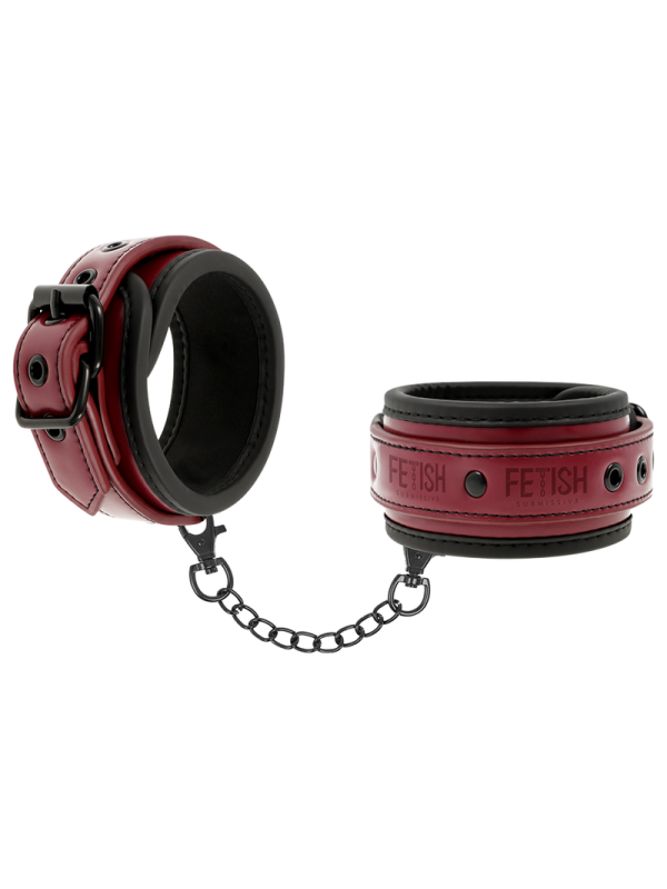 ESPOSAS BDSM CUERO VEGANO ACUERDO NEOPRENO DE LA MARCA FETISH SUBMISSIVE DARK ROOM
