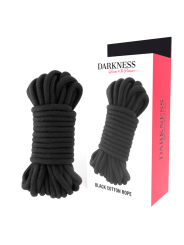 CUERDA BONDAGE ALGODÓN 20M NEGRO DARKNESS DE LA MARCA DARKNESS BONDAGE