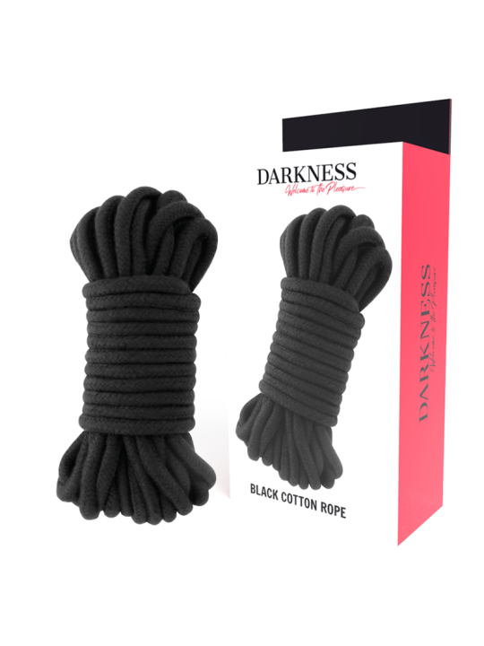 CUERDA BONDAGE ALGODÓN 20M NEGRO DARKNESS DE LA MARCA DARKNESS BONDAGE