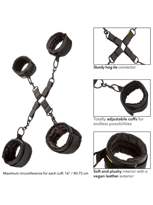 CORREAS AJUSTABLES HOG TIE PARA ATADURAS SEXUALES DE LA MARCA CALEXOTICS