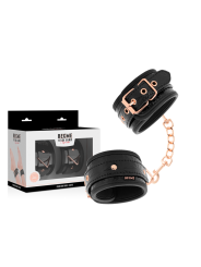 ESPOSAS TOBILLOS NEGRO NEOPRENO BDSM AJUSTABLES DE LA MARCA BEGME BLACK EDITION