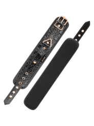 ESPOSAS TOBILLOS NEGRO NEOPRENO BDSM AJUSTABLES DE LA MARCA BEGME BLACK EDITION