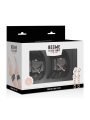 ESPOSAS TOBILLOS NEGRO NEOPRENO BDSM AJUSTABLES DE LA MARCA BEGME BLACK EDITION