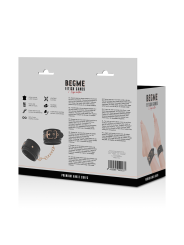 ESPOSAS TOBILLOS NEGRO NEOPRENO BDSM AJUSTABLES DE LA MARCA BEGME BLACK EDITION