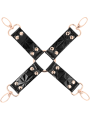 HOG TIE BDSM CUERO VEGANO NEGRO BEGME DE LA MARCA BEGME BLACK EDITION