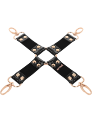 HOG TIE BDSM CUERO VEGANO NEGRO BEGME DE LA MARCA BEGME BLACK EDITION