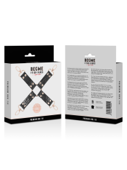 HOG TIE BDSM CUERO VEGANO NEGRO BEGME DE LA MARCA BEGME BLACK EDITION
