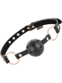 MORDAZA BDSM CUERO VEGANO TRANSPIRABLE BLACK EDITION DE LA MARCA BEGME BLACK EDITION