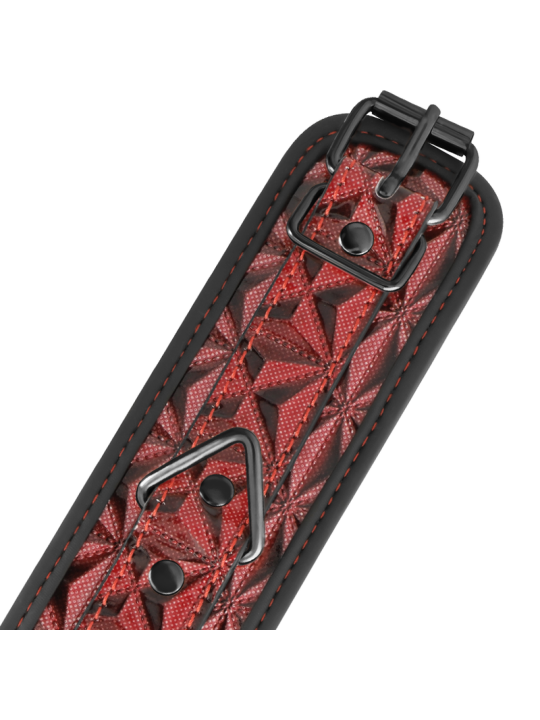 ESPOSAS BDSM CON FORRO DE NEOPRENO - ROJO EDICIÓN DE LA MARCA BEGME RED EDITION