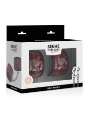 ESPOSAS BDSM CON FORRO DE NEOPRENO - ROJO EDICIÓN DE LA MARCA BEGME RED EDITION