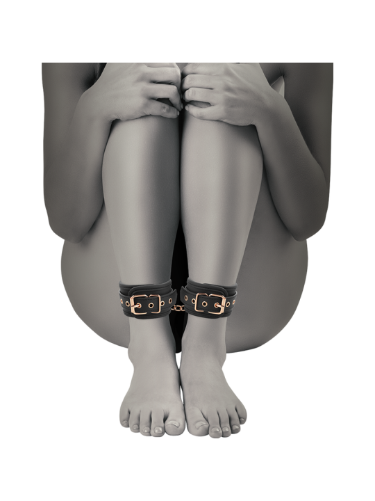ESPOSAS TOBILLO BDSM NEOPRENO Y CUERO VEGANO DE LA MARCA COQUETTE FANTASY