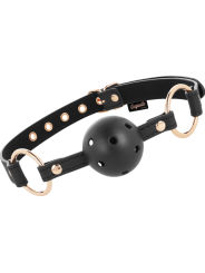 MORDAZA BDSM TRANSPIRABLE CUERO VEGANO AJUSTABLE DE LA MARCA COQUETTE FANTASY
