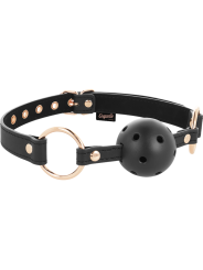 MORDAZA BDSM TRANSPIRABLE CUERO VEGANO AJUSTABLE DE LA MARCA COQUETTE FANTASY