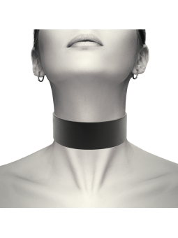 CHOKER CUERO VEGANO BDSM AJUSTABLE NEGRO DE LA MARCA COQUETTE ACCESSORIES