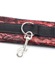 ESPOSAS ATERCIOPELADAS ROJO Y NEGRO AJUSTABLES DE LA MARCA OHMAMA FETISH