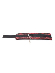 ESPOSAS ATERCIOPELADAS ROJO Y NEGRO AJUSTABLES DE LA MARCA OHMAMA FETISH