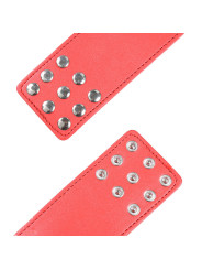 ESPOSAS ROJAS FETICHISTAS CON CADENA AJUSTABLE DE LA MARCA OHMAMA FETISH