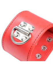 ESPOSAS ROJAS FETICHISTAS CON CADENA AJUSTABLE DE LA MARCA OHMAMA FETISH