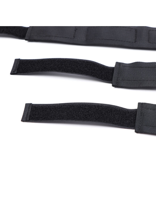 KIT FETISH ESPOSAS Y COLLAR DE NYLON AJUSTABLE DE LA MARCA OHMAMA FETISH