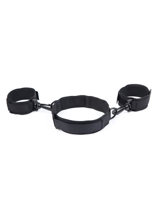 KIT FETISH ESPOSAS Y COLLAR DE NYLON AJUSTABLE DE LA MARCA OHMAMA FETISH