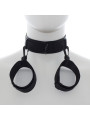 KIT FETISH ESPOSAS Y COLLAR DE NYLON AJUSTABLE DE LA MARCA OHMAMA FETISH