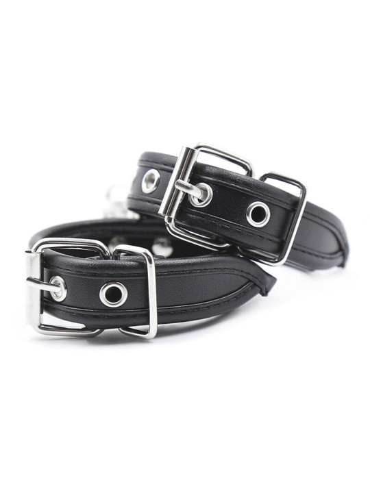 ESPOSAS DE PIEL AJUSTABLES OHMAMA PARA FETISH DE LA MARCA OHMAMA FETISH