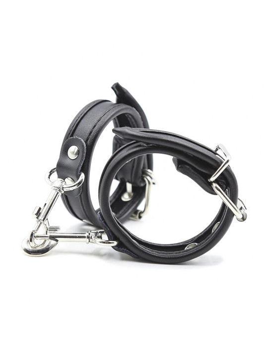 ESPOSAS DE PIEL AJUSTABLES OHMAMA PARA FETISH DE LA MARCA OHMAMA FETISH