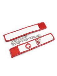 SET FETISH ENFERMERA CON ESPOSAS Y ANTIFAZ DE LA MARCA OHMAMA FETISH