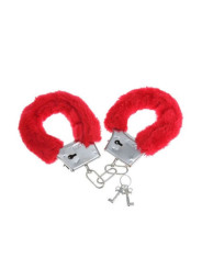 ESPOSAS METÁLICAS FORRADAS ROJO PELUCHE DE LA MARCA DIABLO PICANTE
