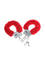 ESPOSAS METÁLICAS FORRADAS ROJO PELUCHE DE LA MARCA DIABLO PICANTE