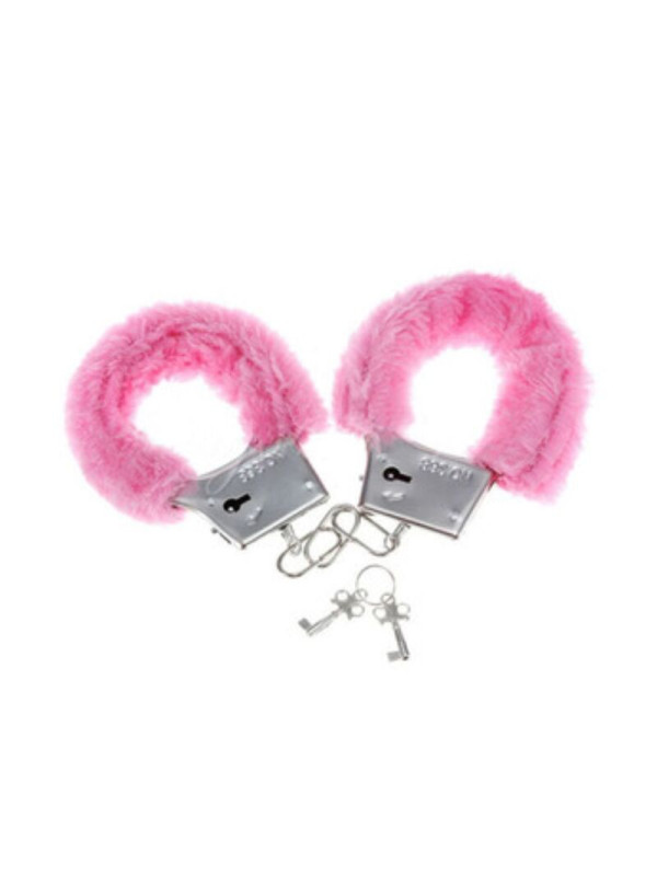 ESPOSAS METÁLICAS FORRADAS ROSA SUAVE PELUCHE DE LA MARCA DIABLO PICANTE