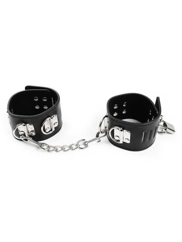RESTRICCIONES TOBILLOS FETISH CON CANDADO AJUSTABLE DE LA MARCA OHMAMA FETISH