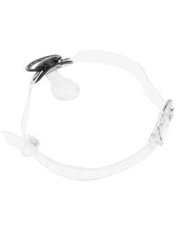 MORDAZA CHUPETE TRANSPARENTE FETISH ADULTOS DE LA MARCA OHMAMA FETISH