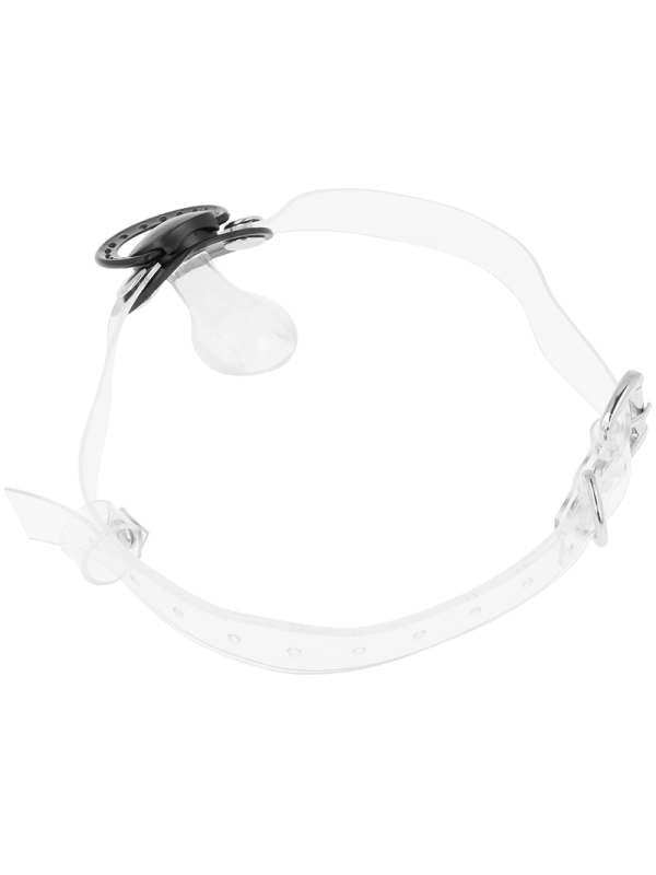 MORDAZA CHUPETE TRANSPARENTE FETISH ADULTOS DE LA MARCA OHMAMA FETISH