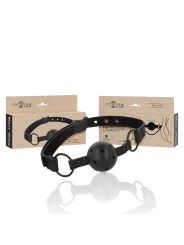 BOZAL DE CUERO VEGANO PARA MASCOTAS - AJUSTABLE Y SEGURO DE LA MARCA INTENSE FETISH