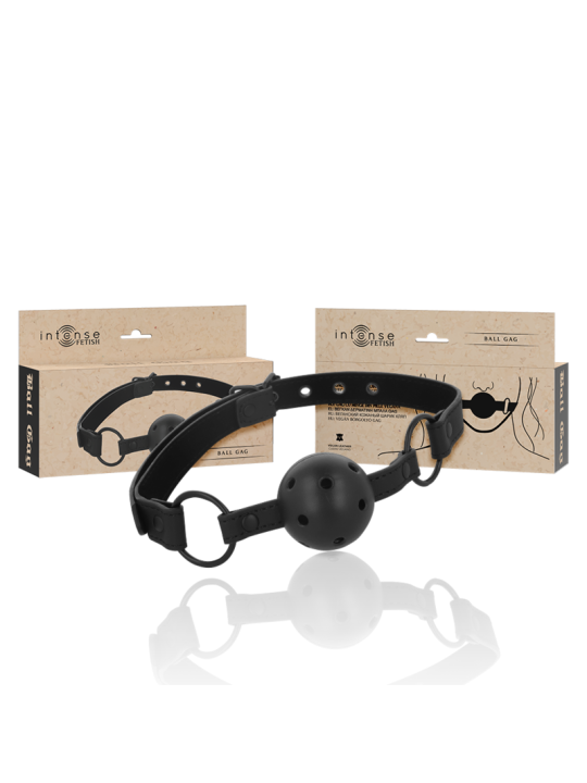 BOZAL DE CUERO VEGANO PARA MASCOTAS - AJUSTABLE Y SEGURO DE LA MARCA INTENSE FETISH