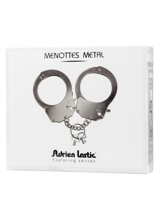 ESPOSAS DE METAL BDSM CON CADENA Y LLAVES DE LA MARCA ADRIEN LASTIC