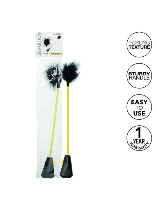 CULTIVO DE PLUMAS BDSM DUAL PARA COSQUILLAS Y JUEGO DE LA MARCA CALEXOTICS