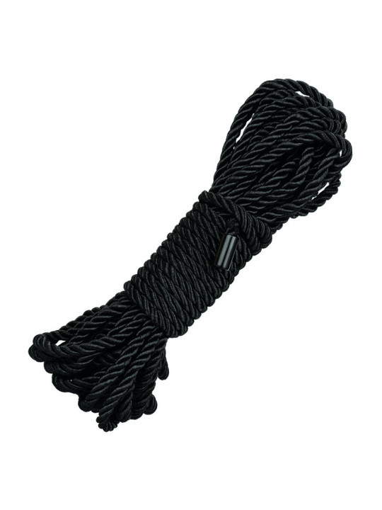 CUERDA BDSM 10M NEGRA ALGODÓN PARA ATADURAS DE LA MARCA CALEXOTICS