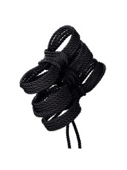 CUERDA BDSM 10M NEGRA ALGODÓN PARA ATADURAS DE LA MARCA CALEXOTICS