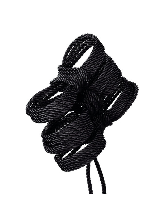 CUERDA BDSM 10M NEGRA ALGODÓN PARA ATADURAS DE LA MARCA CALEXOTICS