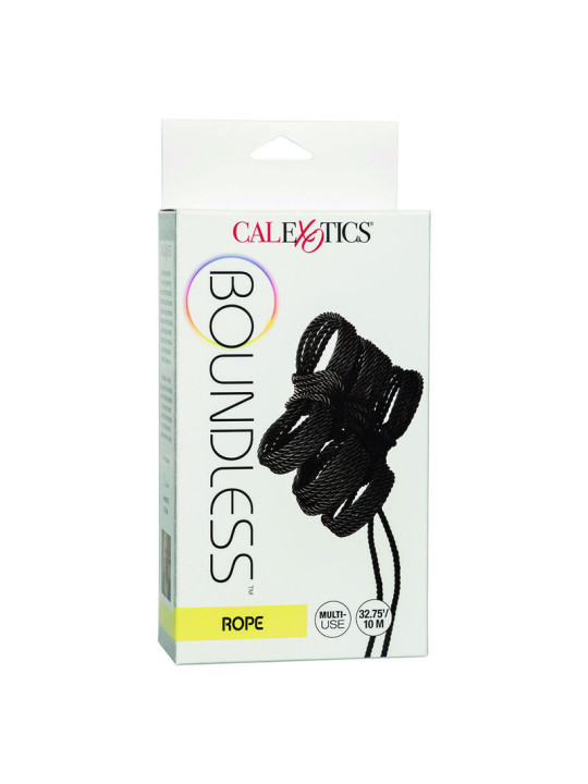 CUERDA BDSM 10M NEGRA ALGODÓN PARA ATADURAS DE LA MARCA CALEXOTICS