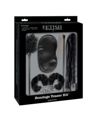 KIT BONDAGE INICIACIÓN SEDUCCIÓN SATÉN Y PLUMAS DE LA MARCA PIPEDREAMS