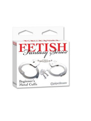 ESPOSAS METÁLICAS CON CADENA Y LLAVES SEGURIDAD DE LA MARCA FETISH FANTASY SERIES